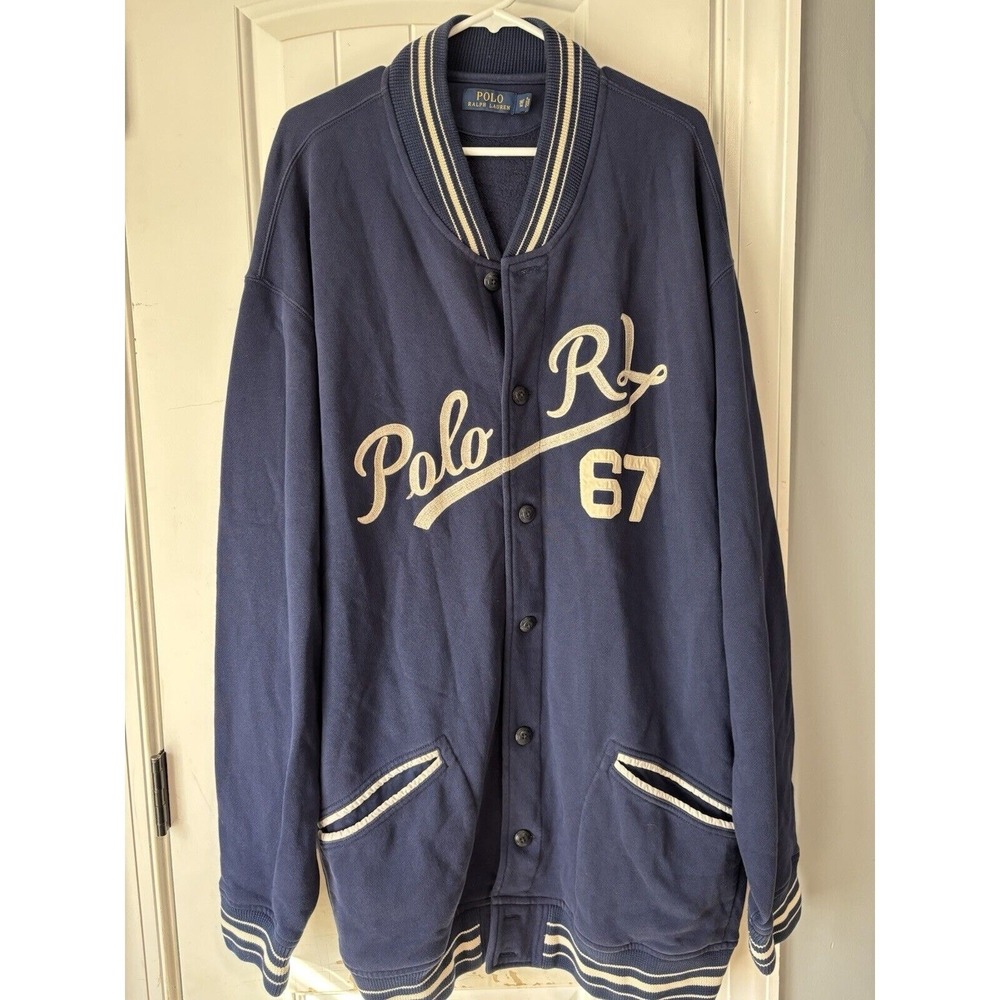 Polo Ralph Lauren Men's Varsity Jacket | Size 3XLT | Classic Prep | Big & Tall